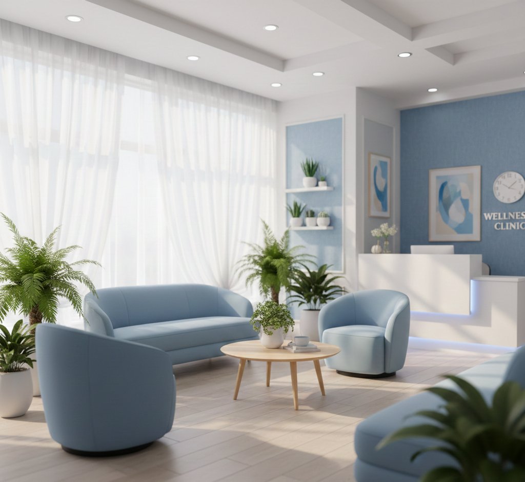 PPPS Healthcare welcoming reception area